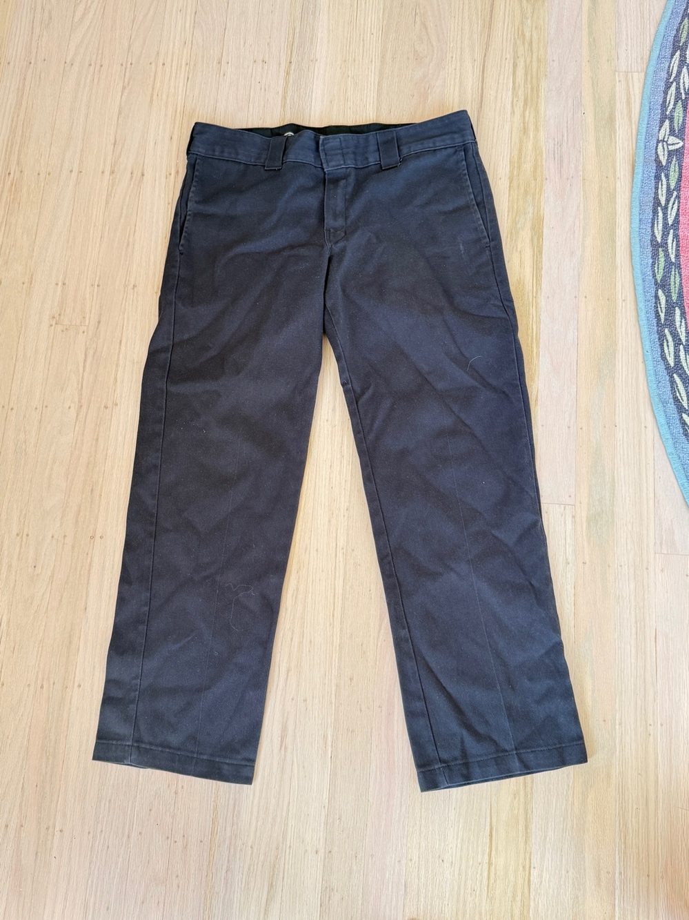 Dickies Men's Black Casual Straight-Leg Pants